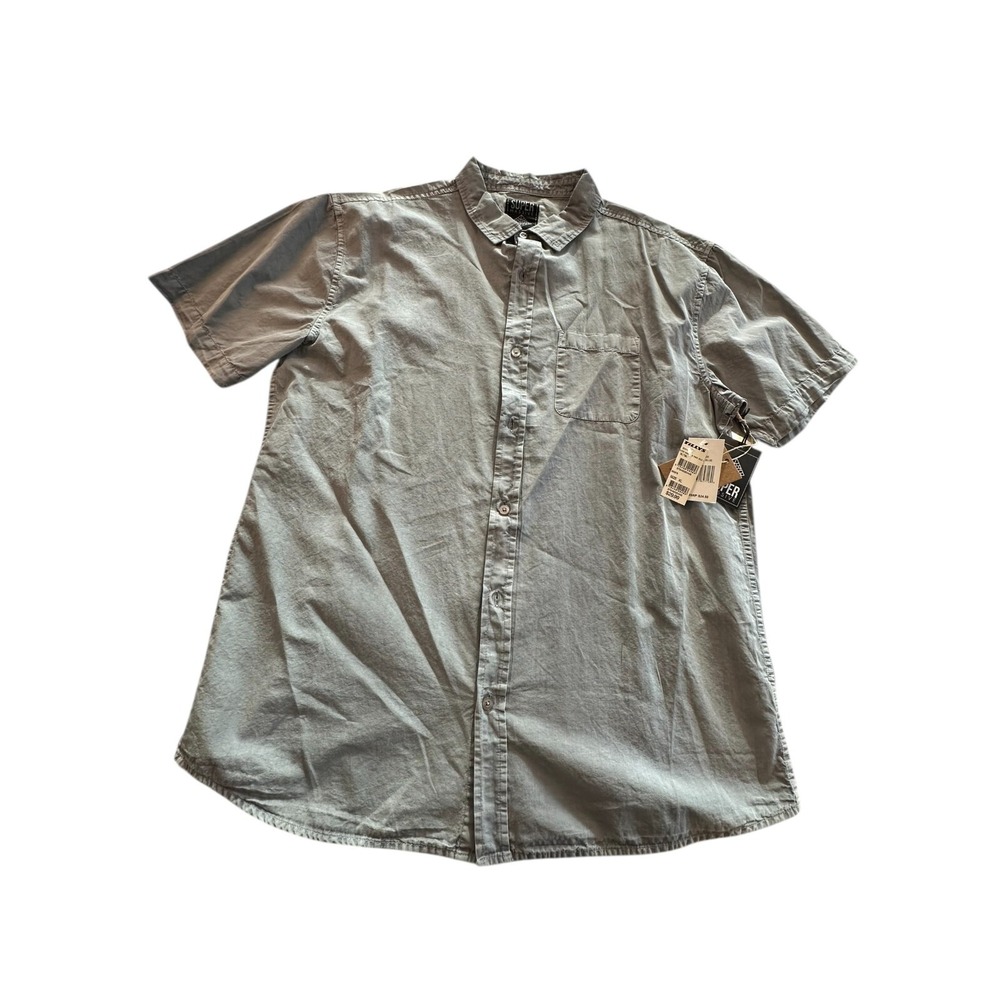 Super Massive Shirt Men's Short Sleeve Solid Gray Size XL Brand‎ New With Tags